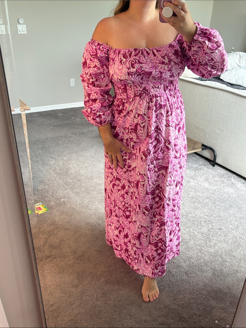 Lilly Pulitzer Lakira Cotton Maxi Dress Size Large